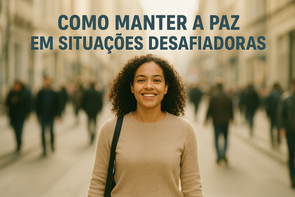 Como manter a paz em situações desafiadoras